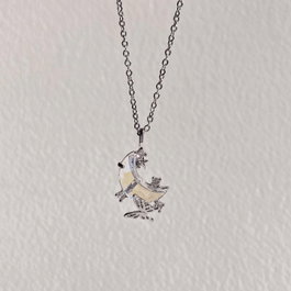 Heliophilia Silver Collar Fairyless en Plata con Piedra Opaca